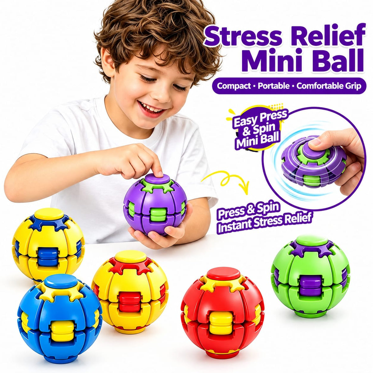 ProGrip Stress Relief Spinner BALL