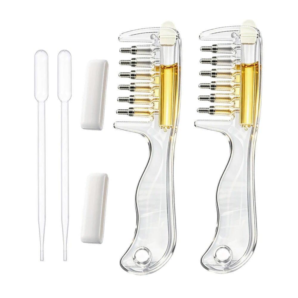 Scalp Oil Applicator Massage Comb