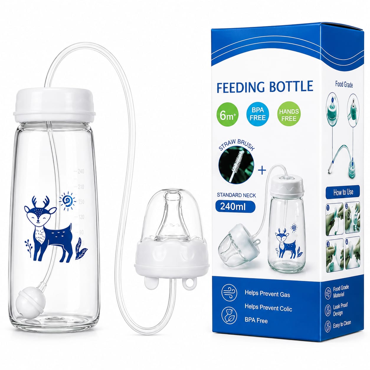 MomFree™ Wearable Baby Feeding Bottle