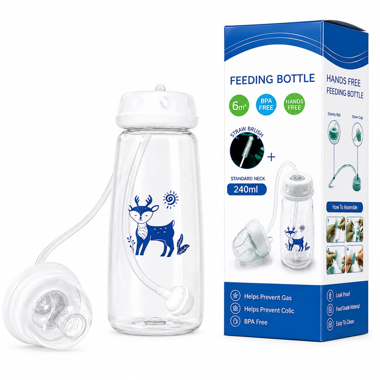 MomFree™ Wearable Baby Feeding Bottle