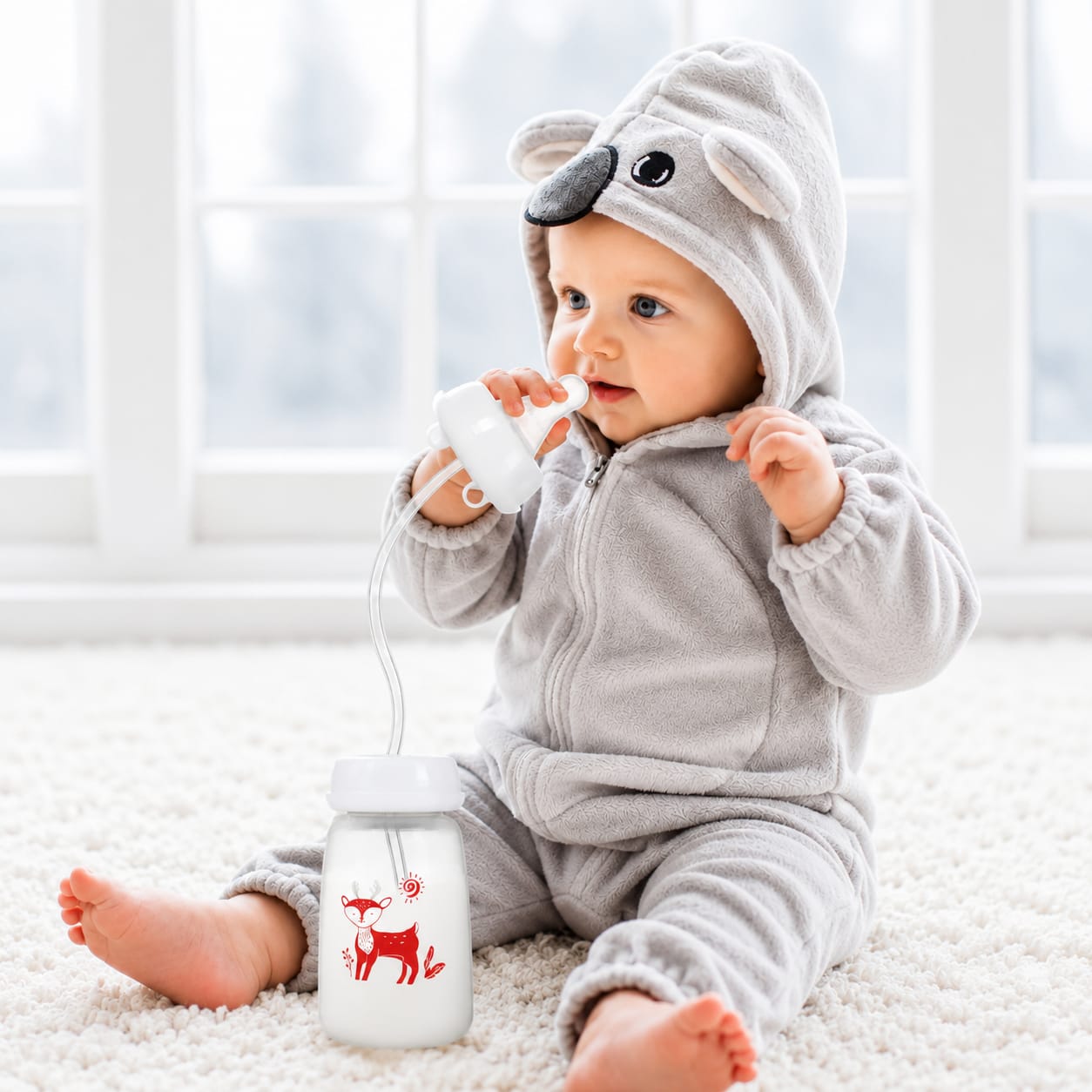 MomFree™ Wearable Baby Feeding Bottle