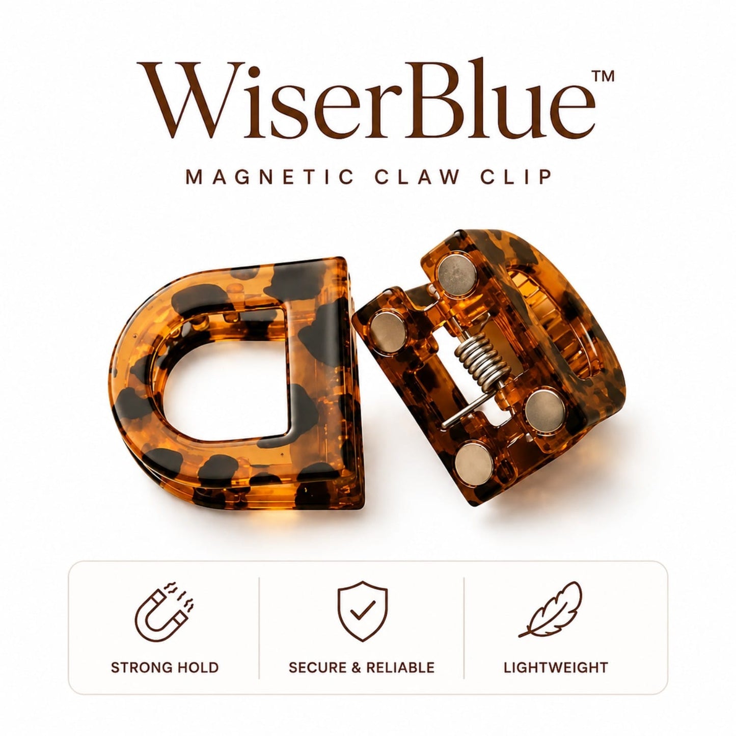 Magnetic Hair Claw Clip