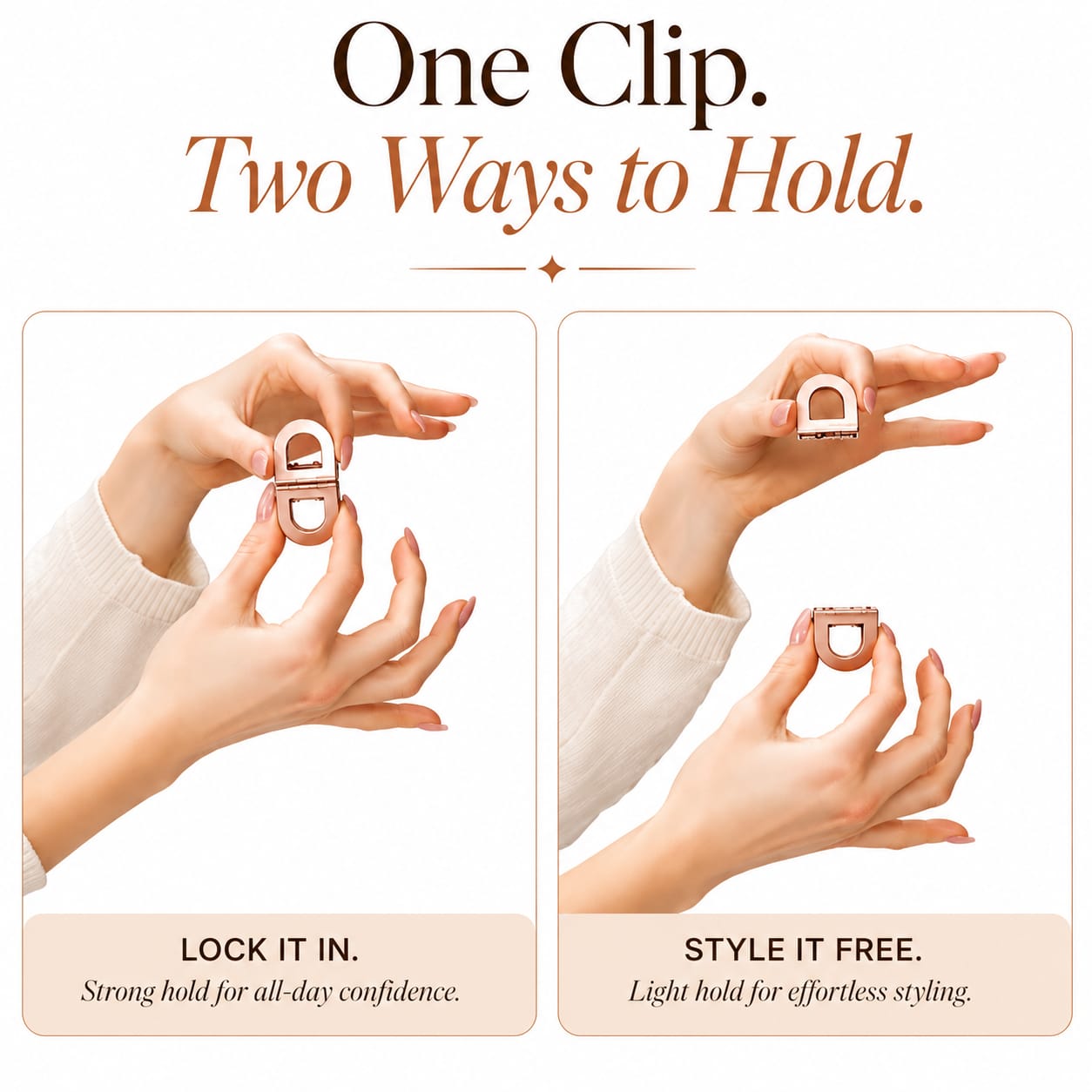 Magnetic Hair Claw Clip