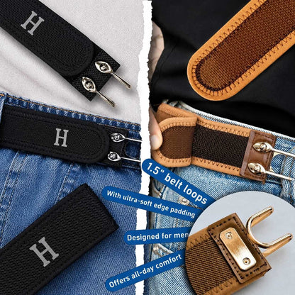 Buckle-Free Elastic Belt (Pack of 2 ₹799)