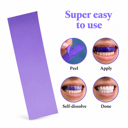 Purple Glow Teeth Whitening Strips